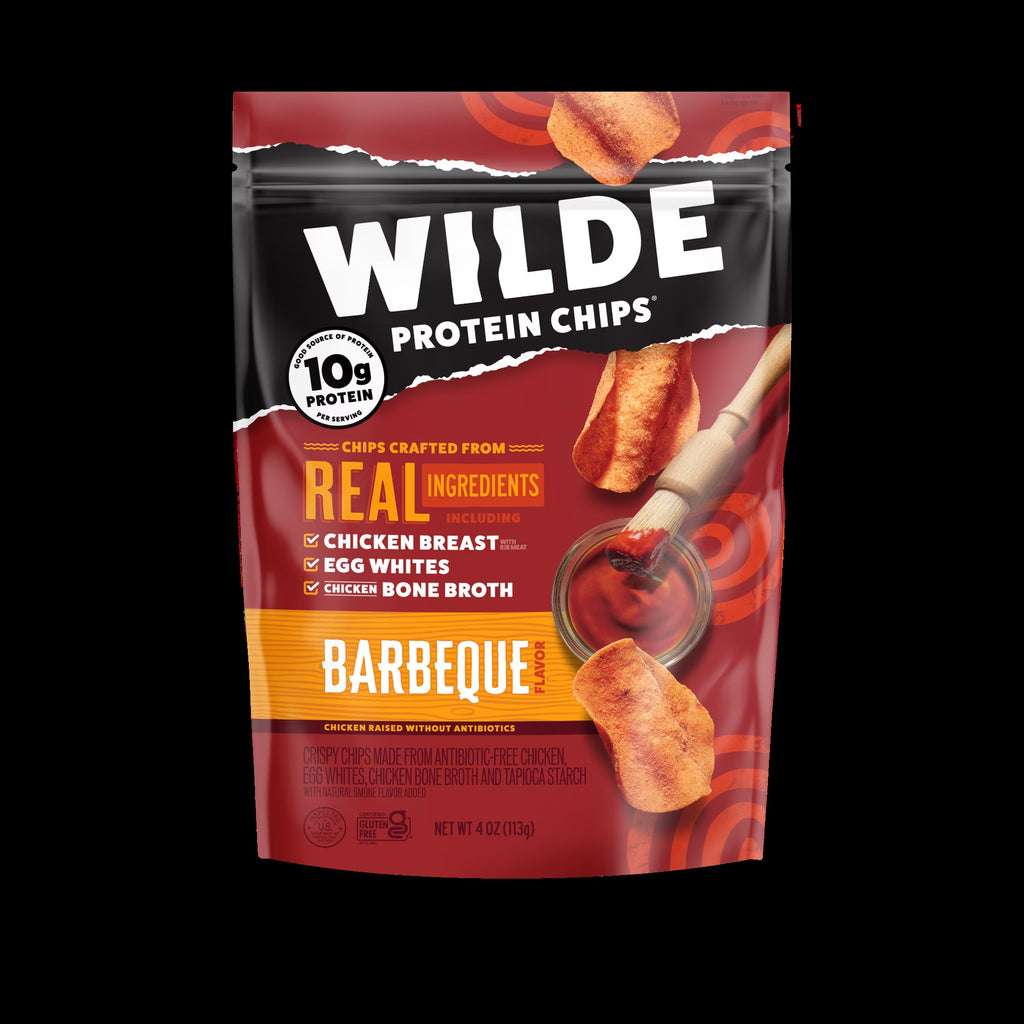 Protein Chips Barbeque, Thin Crispy High Protein, Keto Low Carb Snack, 4.0 Oz