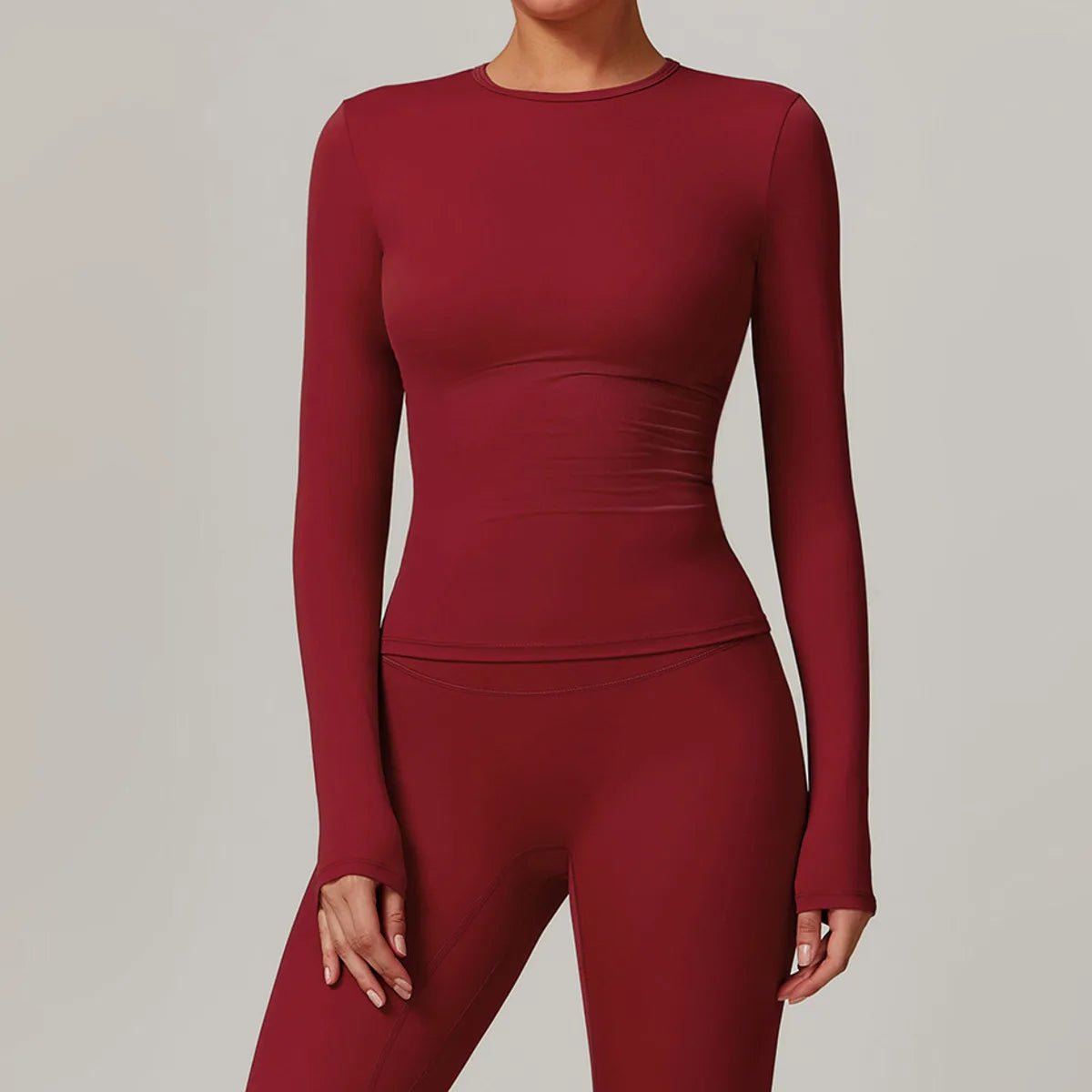 Long Sleeve Workout Top Gym Pilates Clothes Women Active Wear Sports Shirt Elastic Fitness Yoga Clothing Running Shirts