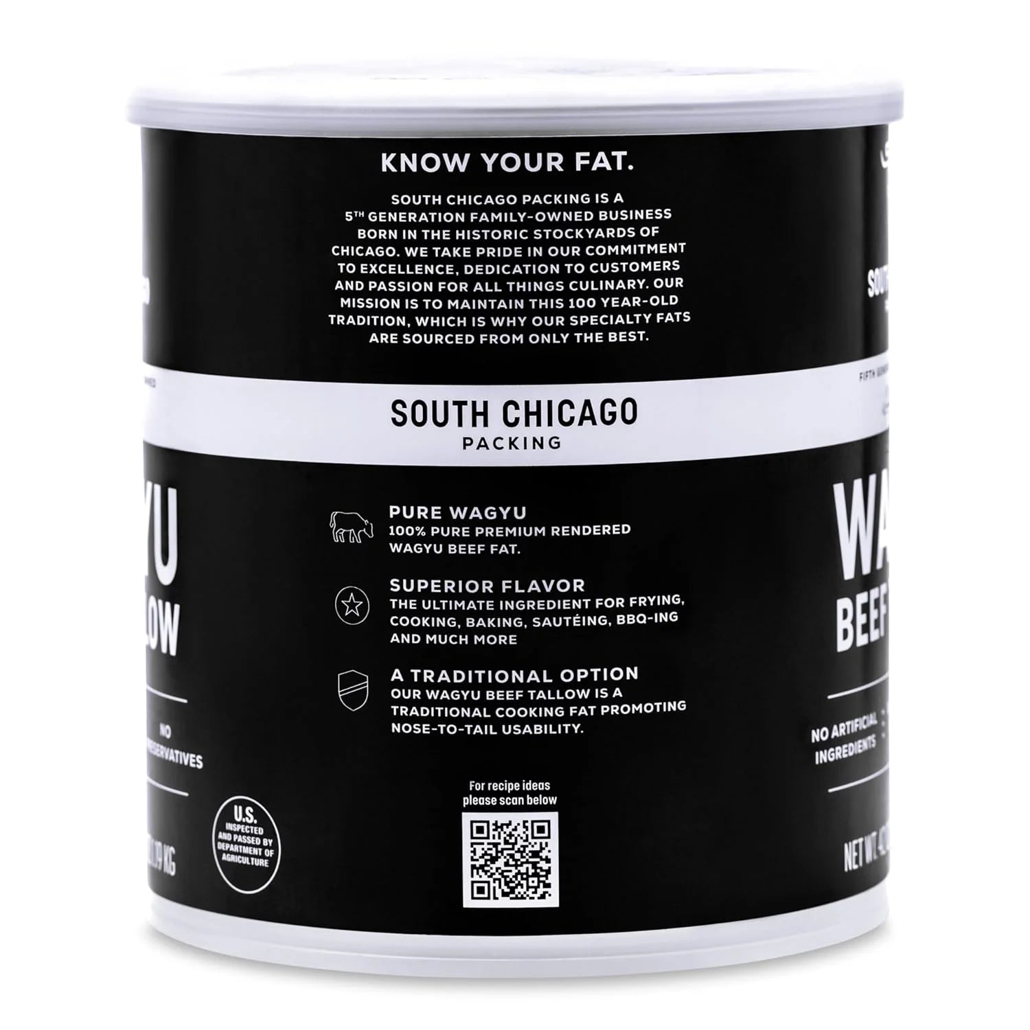 South Chicago Packing Wagyu Beef Tallow, 42 Ounces, Paleo-Friendly, Keto-Friendly, 100% Pure Wagyu