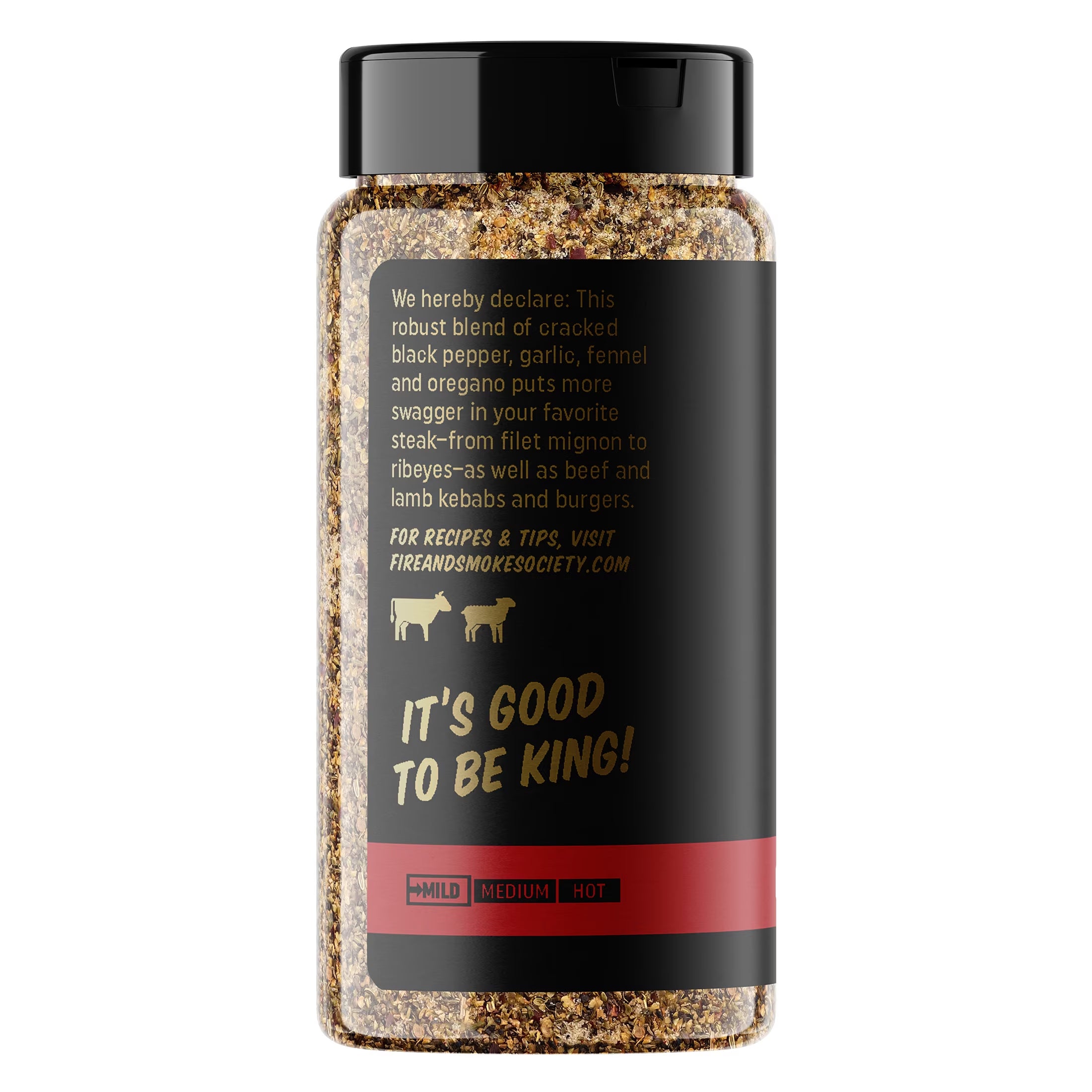 Steak King Steak Seasoning, BBQ Rub, 8.5 Oz Mixed Spices & Seasonings
