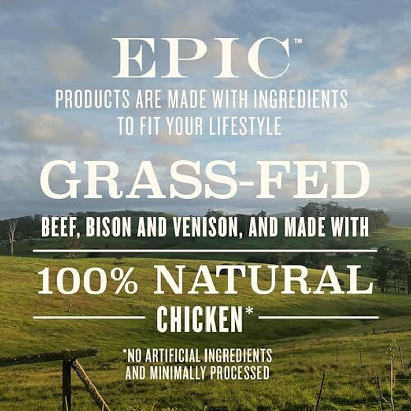 EPIC Protein Bars Variety Pack Gluten Free Keto Paleo 12 Count Meat Snacks