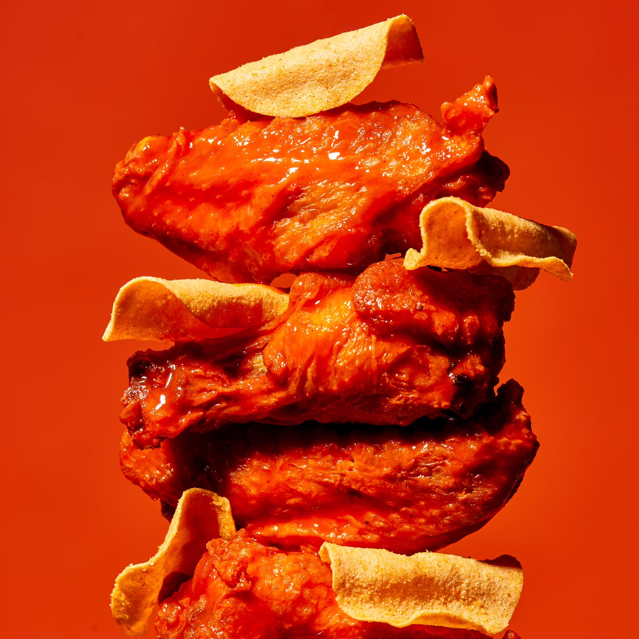 Protein Chips Buffalo, Thin Crispy High Protein, Keto Low Carb Snack, 4.0 Oz