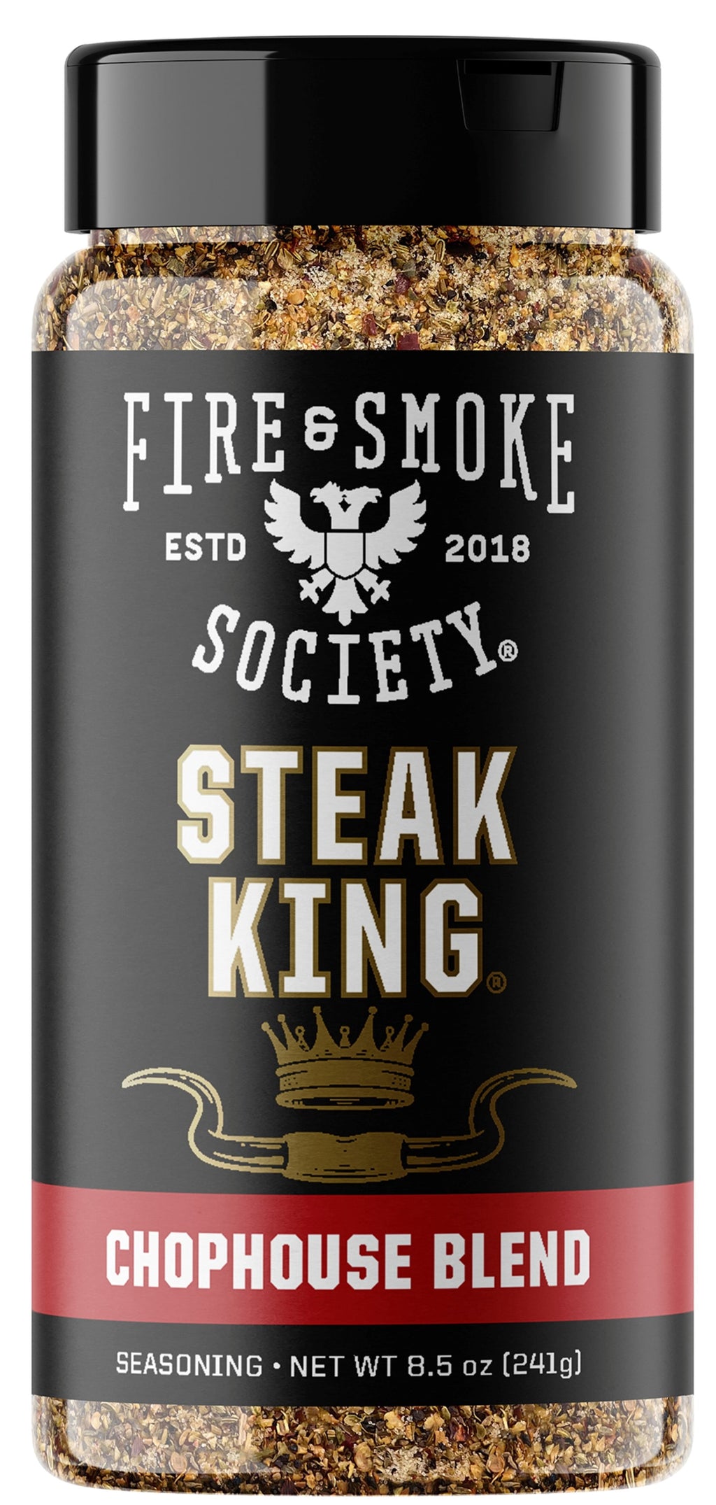 Steak King Steak Seasoning, BBQ Rub, 8.5 Oz Mixed Spices & Seasonings