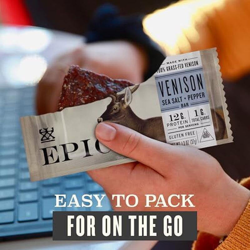 EPIC Protein Bars Variety Pack Gluten Free Keto Paleo 12 Count Meat Snacks