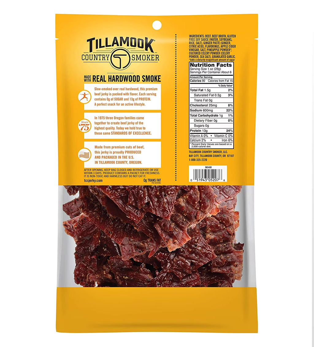 Country Smoker Zero Sugar Jerky, Original, 6.5 Oz