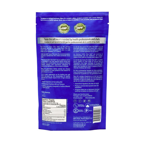 Celtic Sea Salt Fine Ground, Vital Mineral Blend, 1/2 Lb (227 G)